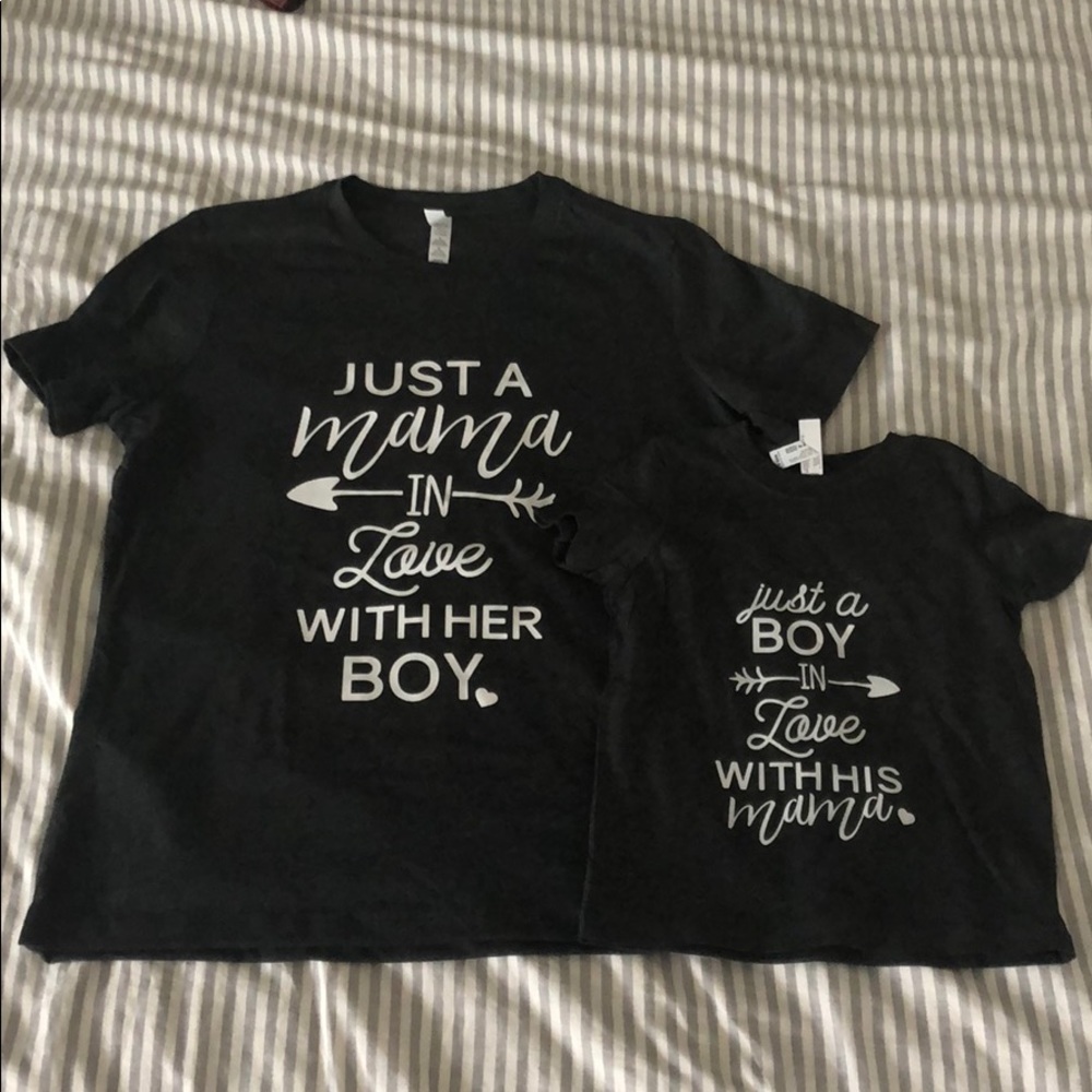 Mom and Toddler Matching T-shirts
